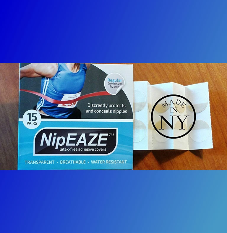 NipEAZE Original Sport Nip Cover: Nipple Protection for Runners 